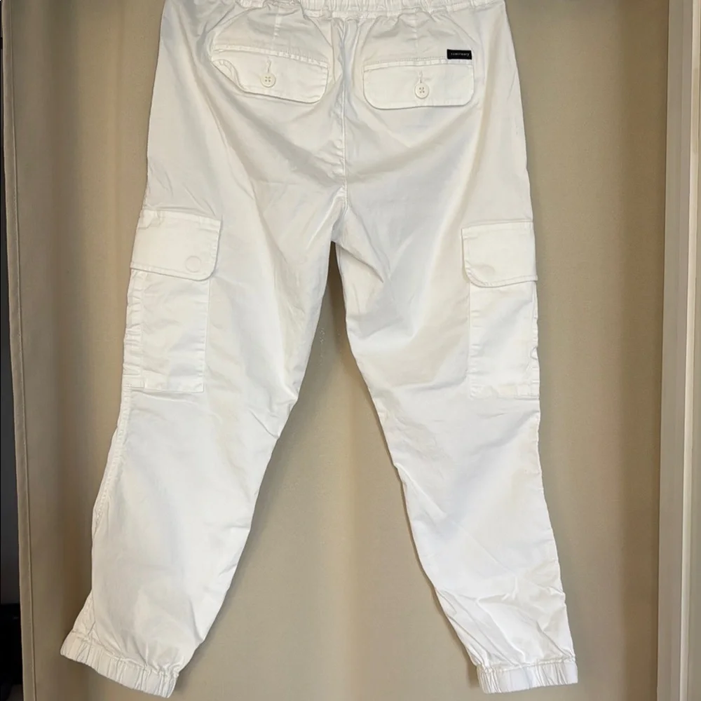 Sanctuary White Jogger Track Pants - Picture 3 of 4